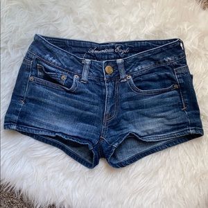 Denim shorts